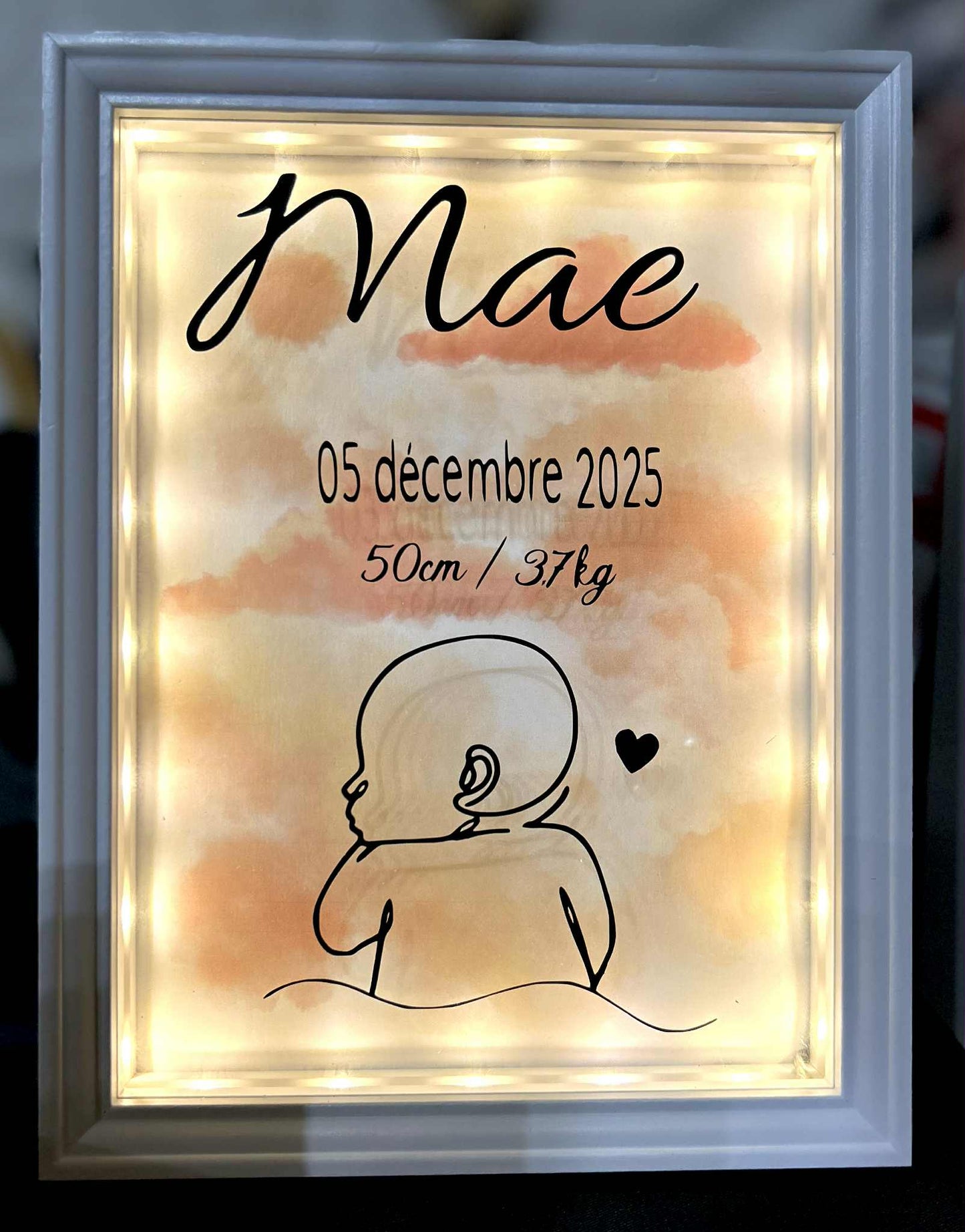 Cadre décoratif personnalisé