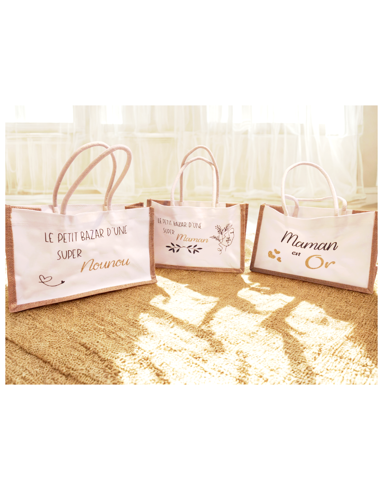 Sac en jute personnalisé