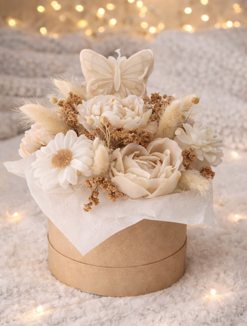 Bouquet de bougies fleuries