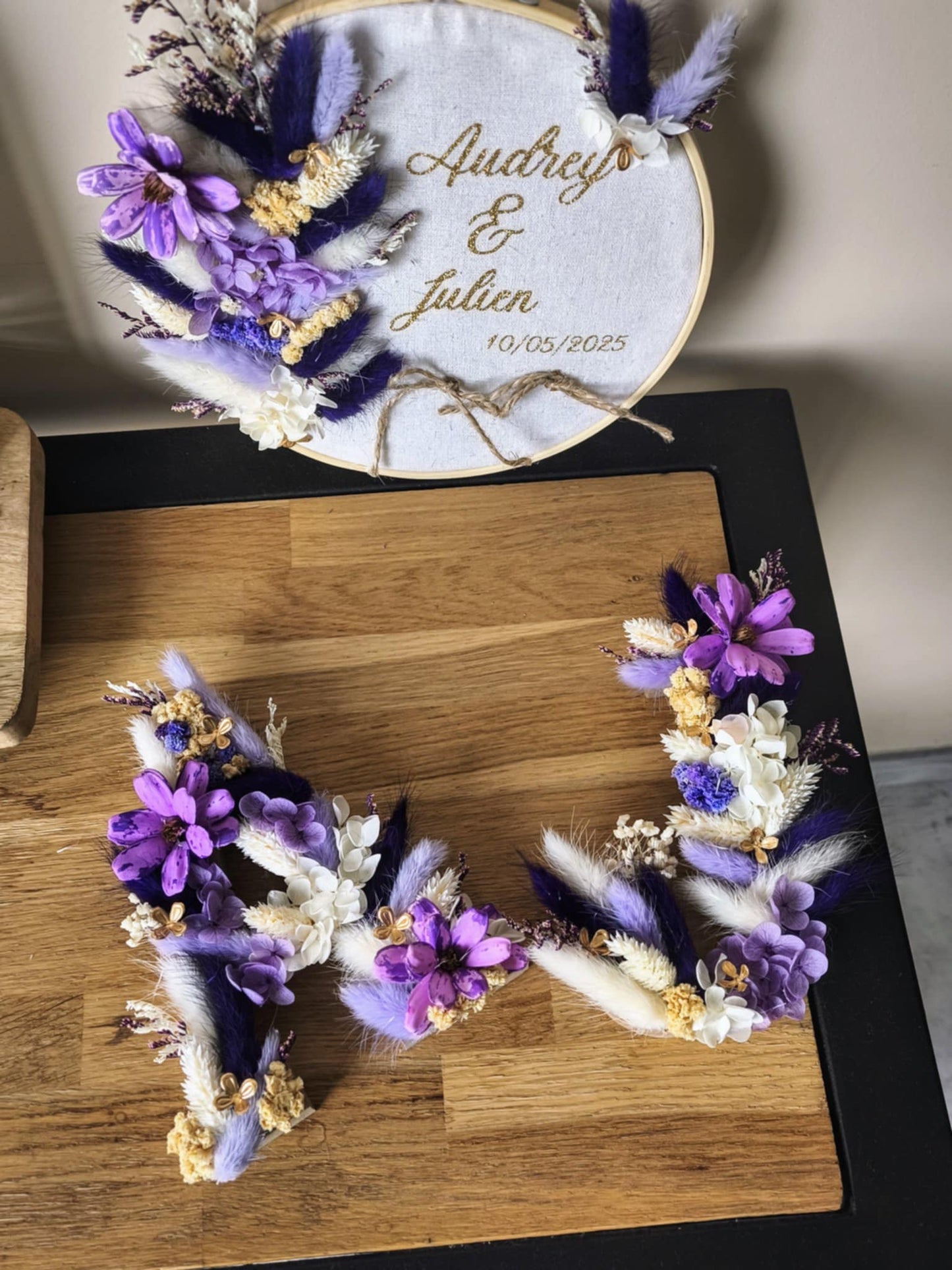 Lettre fleurie