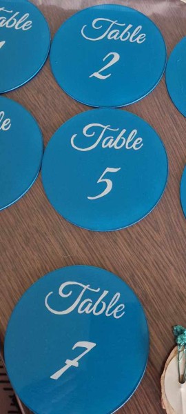 Numéros de table