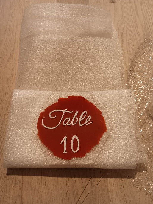 Numéros de table