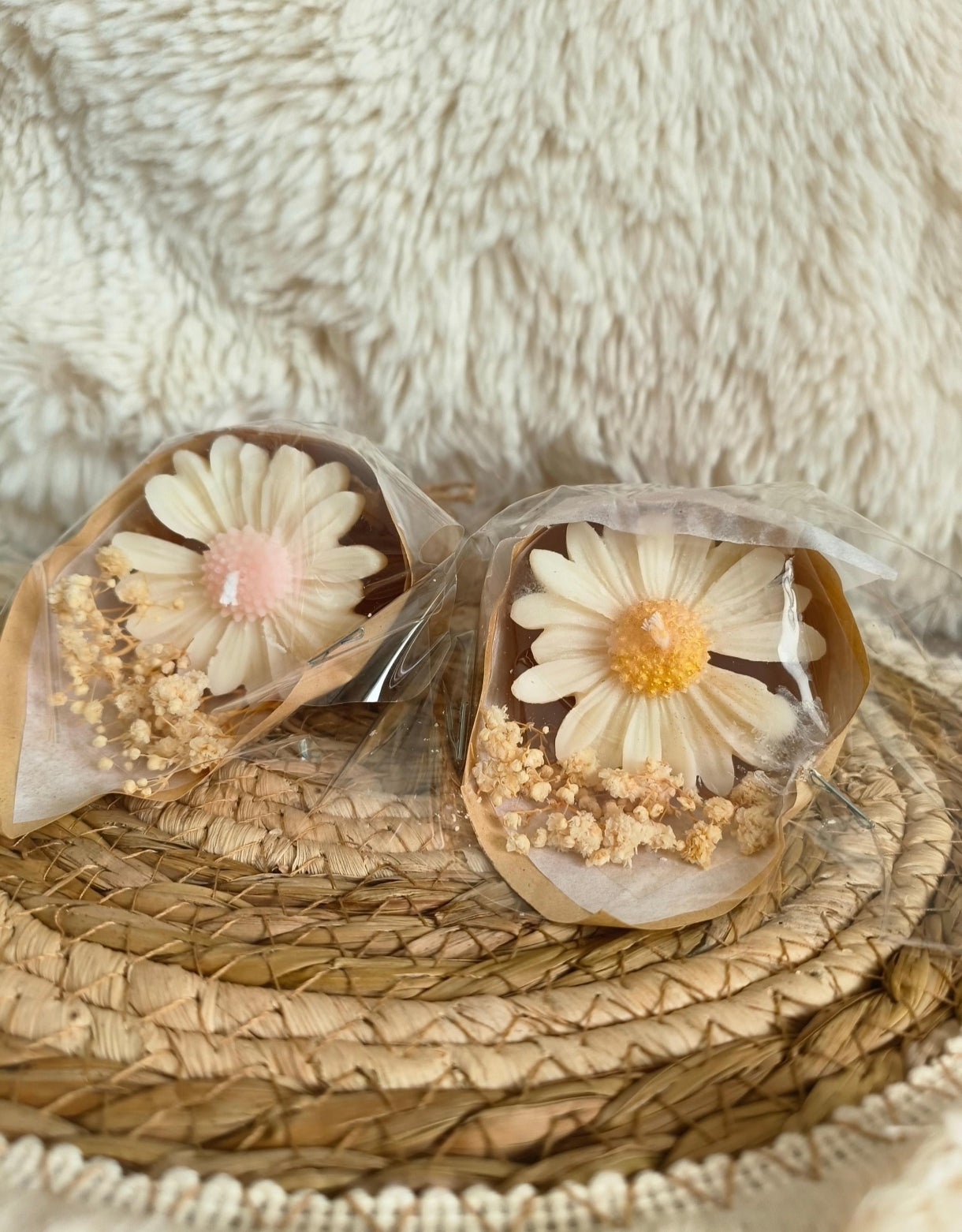 Bougie personnalisée décorative – Fleur, animal