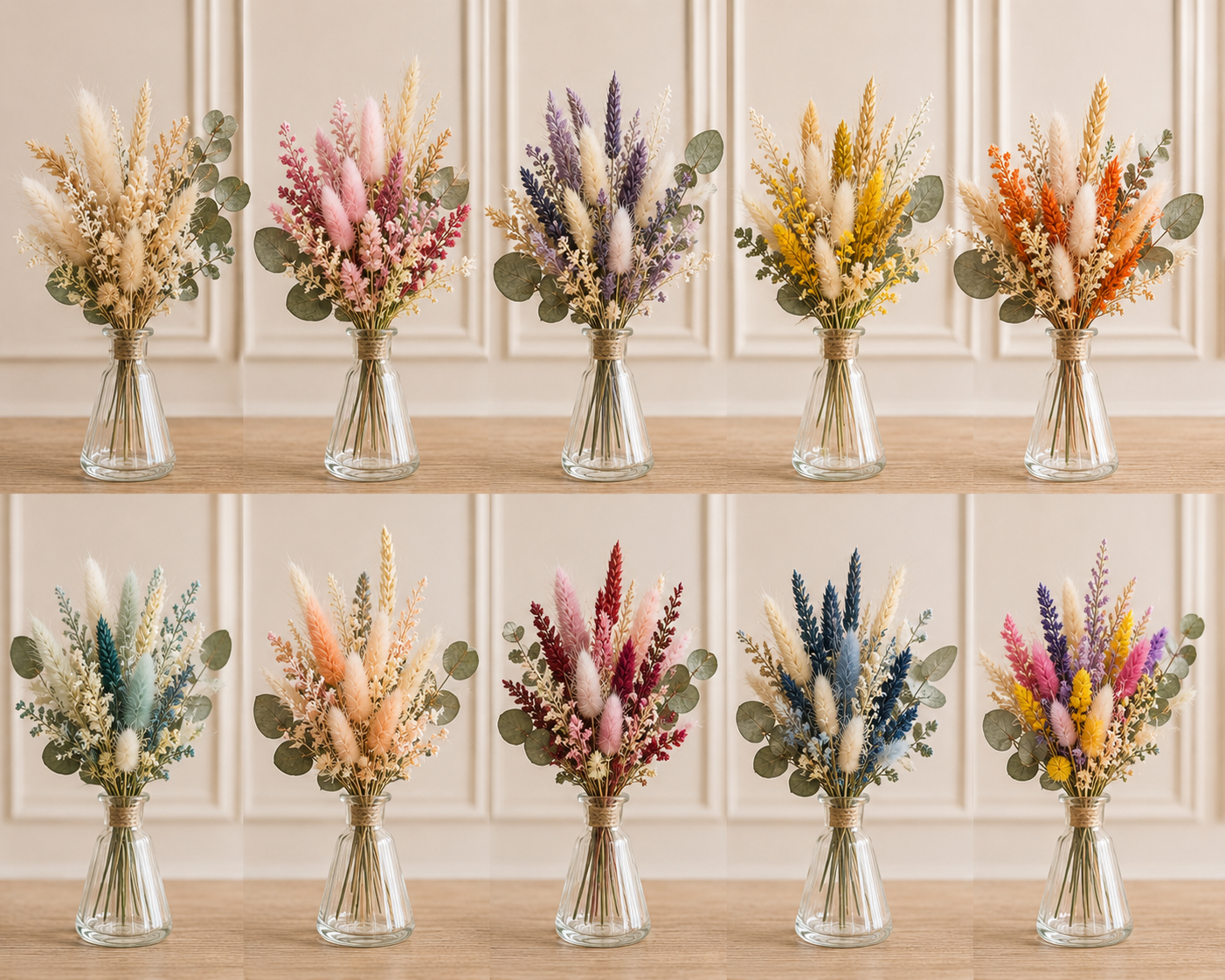 Petit bouquet de fleurs séchées