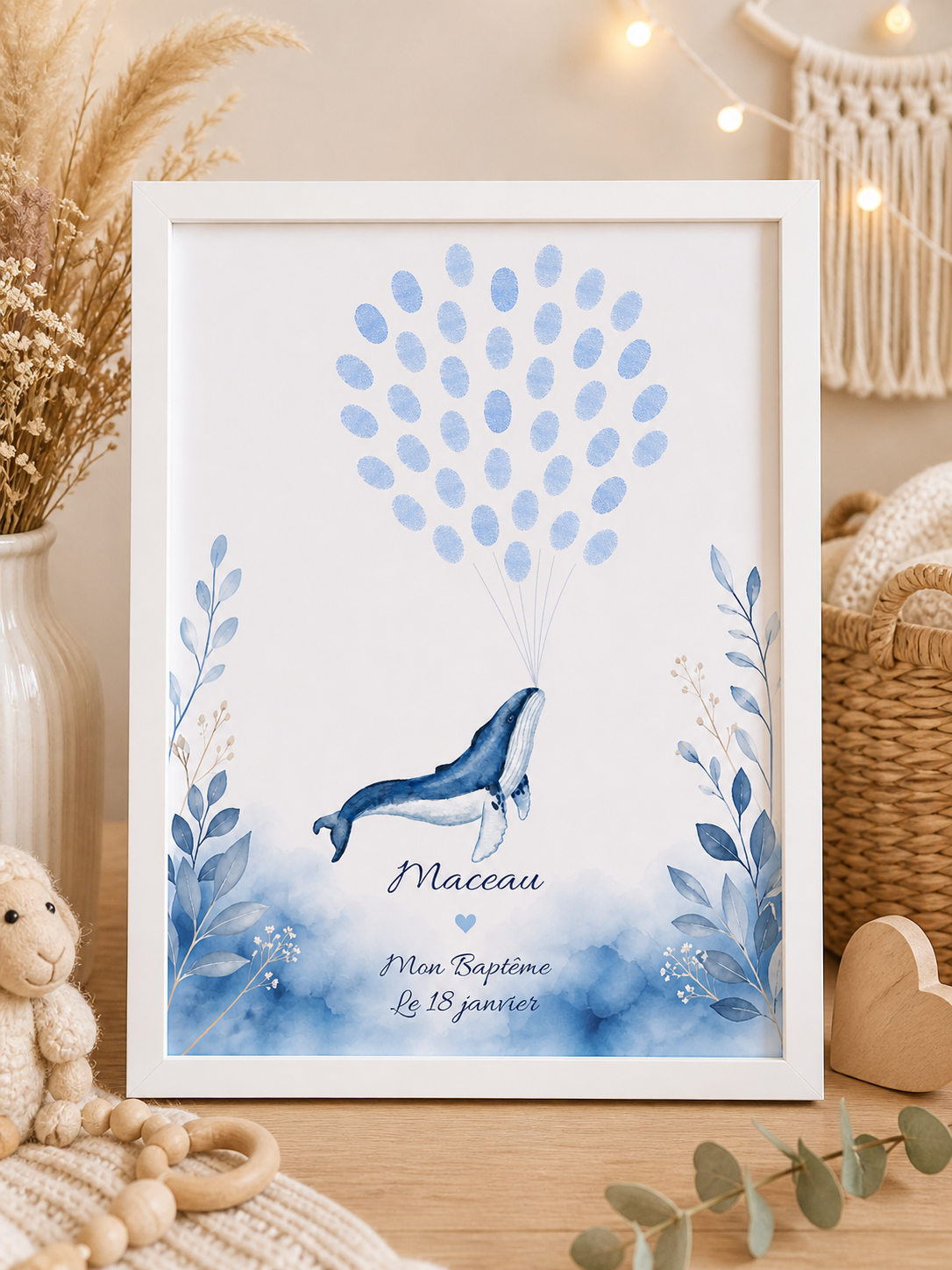 Affiche Empreinte Baptême