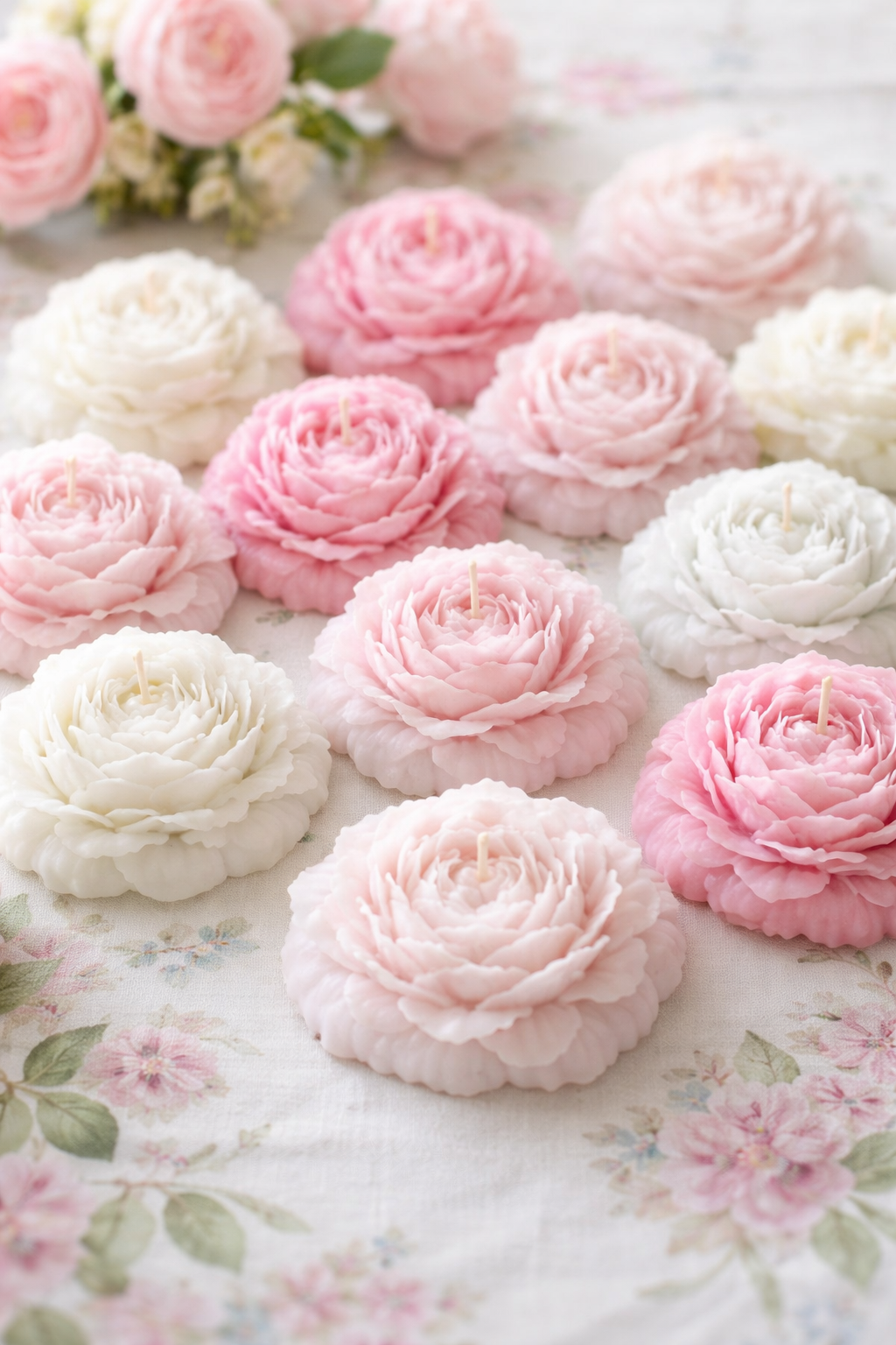 Bougie personnalisée décorative – Fleur, animal